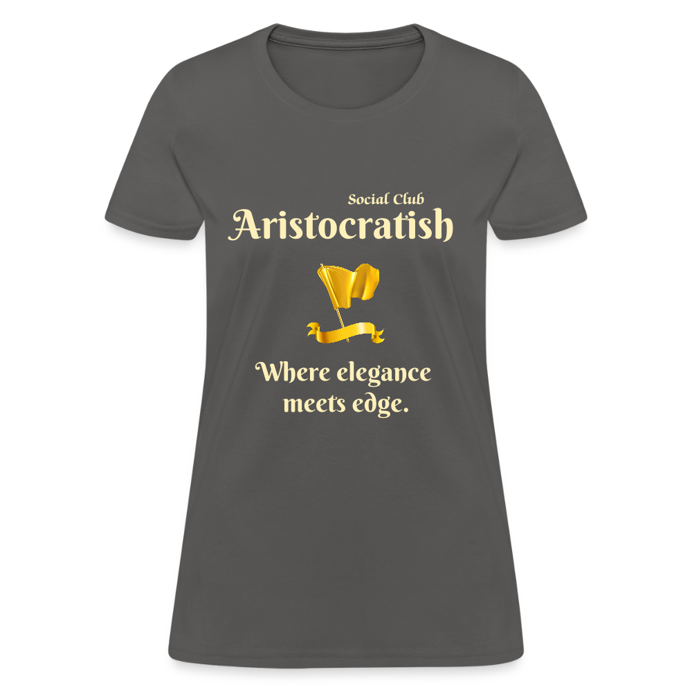 Aristocratish Social Club: Elegance Meets Edge - charcoal
